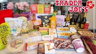 BIG OL TRADER JOES HAUL WITH ALL THE NEW AND SEASONAL ITEMS