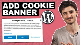 Add Cookie Notification Banner to WordPress with a Plugin Easy Consent Popup
