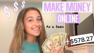 *EASY* ways to make money ONLINE AS A TEEN + My past successful side hustles