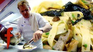 Gordon Ramsay Shows How To Make Fresh Pasta for Tagliatelle and Wild Mushrooms  The F Word