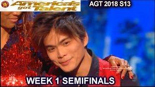 Shin Lim Part 2 with Judges Comments HES FUTURE HOUDINI Semifinals 1 Americas Got Talent 2018 AGT