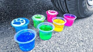 Best Things to Crush With a Car  Car vs Toothpaste Slime & Toys  Running Over Stuff With Car ASMR