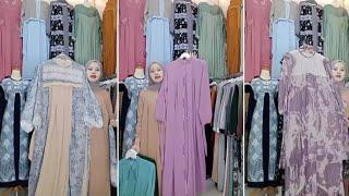 Grosir dan ecer model gamis terbaru 2204 harga konveksi order 088219677933