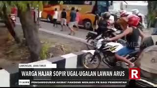 Warga Hajar Sopir Ugal Ugalan Lawan Arus  REDAKSI SIANG 041220