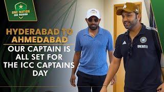 Hyderabad ️ Ahmedabad  Our captain is all set for the ICC Captains’ Day ©️  PCB  MA2A