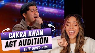 CAKRA KHAN - AGT AUDITION 2023  REACTION