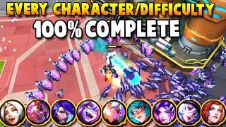 League of Legends Swarm 100% Complete Walkthrough - ALL 9 CHARACTERS EASY HARD EXTREME DIFFICULTY 