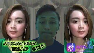 #cover #musik #smule munajat cinta Triad cover by wika salim feat arvin
