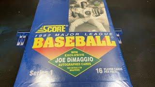 RARE JOE DIMAGGIO AUTO SEARCH IN 1992 SCORE - Needle in a WaxStack