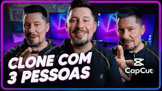 Como fazer EFEITO CLONE com 3 PESSOAS  Tutorial CapCut