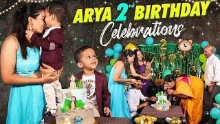 Arya 2 nd birthday celebrations ️ Anshu Reddy  Anshu Reddy Vlogs 