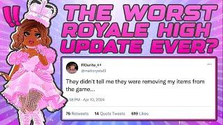 The WORST Royale High Update in HISTORY? *WARNING UPSET PLAYERS SCREAMING AND CRYING*  Roblox