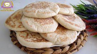 No-Oven Turkish Bread is the most delicious and easy bread you will ever prepare. Soft and Fluffy.