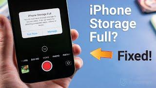 iPhone Storage Full? Free It Up Now 2021