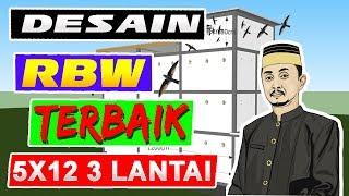 Desain rumah walet RBW terbaik 5x12 3 Lantai