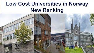 LOW COST UNIVERSITIES IN NORWAY NEW RANKING