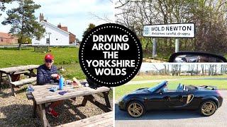 DRIVING AROUND THE YORKSHIRE WOLDS EAST YORKSHIRE