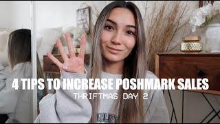 How I Increased Poshmark Sales Instantly  THRIFTMAS DAY 2 