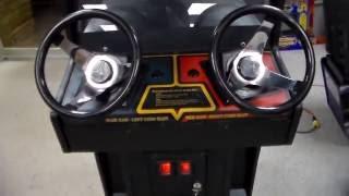 Classic Atari Championship Sprint Arcade Game Artwork Cabinet Design Gameplay