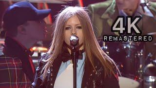 Remastered 4K Avril Lavigne - Sk8er Boi Live at the 45th Grammy Awards 2003