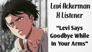 Levi Ackerman X Listener Anime ASMR “Levi Says Goodbye While in Your Arms”