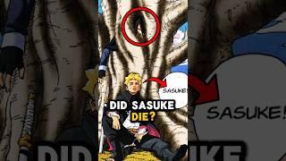 Did Sasuke die in Boruto Manga?