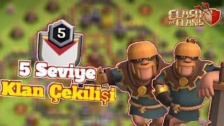 5 Seviye Klan Çekilişi - Clash of Clans