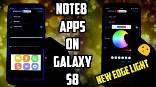 REPLACE Galaxy S8 APPS with NOTE8 ones  NEW EDGE LIGHTNING  NOTE8 APPS PORT