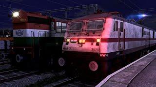 KUTCH EXPRESS PART 2  Dangerous WAP7 Journey NIGHT TIME  TS2024