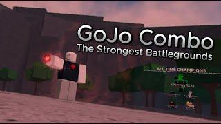 GoJo Combo In The Strongest Battlegrounds