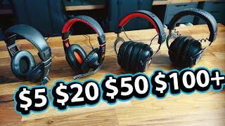 $5 to $100+ Headset Comparison