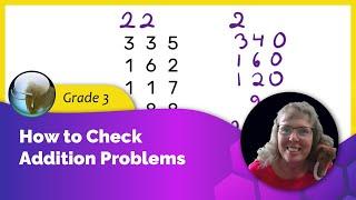 How to check addition problems