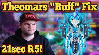 Theomars Buff Solo R5 Fix The 21sec team is Saved - Summoners War