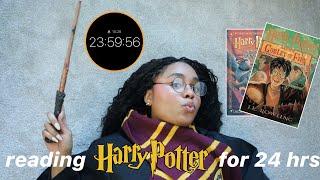Reading the Harry Potter series ‍️🪄 for 24 hours straight and now Im officially a Potterhead