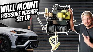 Wall Mount Pressure Washer Set Up - BigBoi Washr Pro wall mount kit