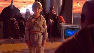 El Consejo Jedi rechaza entrenar a Anakin  Star Wars La Amenaza Fantasma LATINO