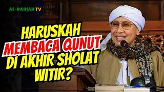 Hukum Qunut Sholat Witir setelah Tarawih  Buya Yahya