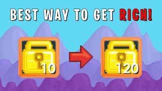 How to get rich with 10 wls *NO FARMING* Growtopia