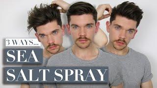 3 Ways To Use Sea Salt Spray  Mens Hair