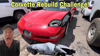 Could This Be The Easiest Corvette Rebuild Ever?? IAA Walk Around - 8724