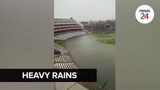 WATCH  Newlands Cricket Ground waterlogged as cold front hits Western Cape