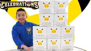 2 PIKACHU  in 1 Pack  25th Anniversary Pokemon Celebrations Calvin CKN