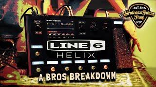 Line 6 Helix Guitar Multi-effects Floor Processor  Brothers Breakdown