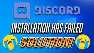 How to Fix Discord Installation Has Failed Error 2024