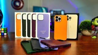 Official Apple iPhone 13 Pro Max Leather Case Line-Up All Colors