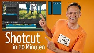 Shotcut Tutorial deutsch Videoschnitt kostenlos für Anfänger