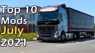 Top 10 Mods - July 2021  Euro Truck Simulator 2