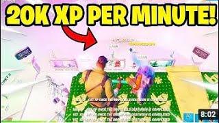 FORTNITE *NEW* XP GLITCH IN FORTNITE 20K XP PER MINUTE