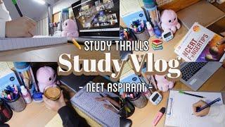 Productive Study Vlog  daily life of a NEET aspirant 