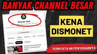 Waspada Banyak Channel Besar Kena Dismonet Karena Kesalahan Ini